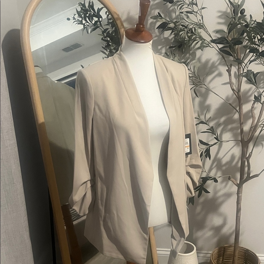 DKNY Cream Women's Blazer